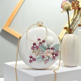 Flower Chains Shoulder Bags Lady Style Dinner Clutch