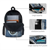 Night Wolf Backpacks Men's Bag School Bags For Boys