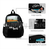 Namast'Ay In Bed Funny Quote Outdoor Hiking Backpack