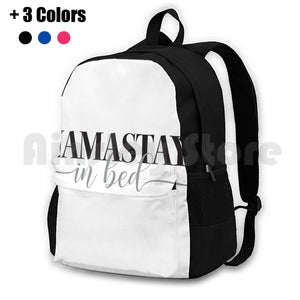 Namastay In Bed Outdoor Hiking Backpack Yoga Bag