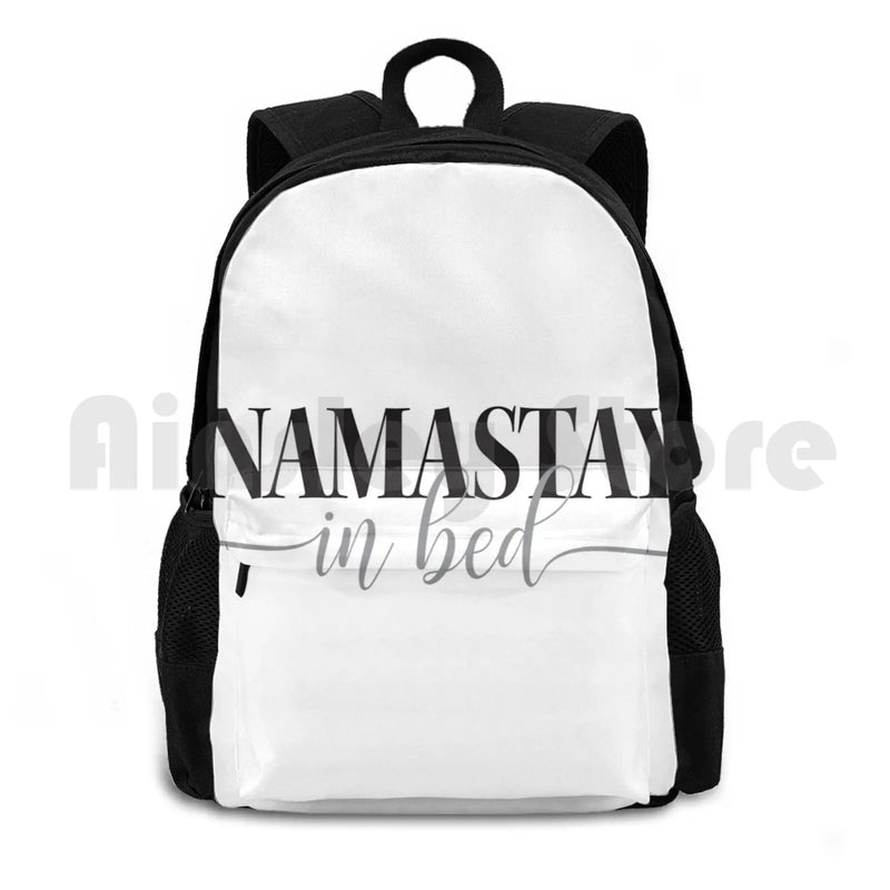 Namastay In Bed Outdoor Hiking Backpack Yoga Bag