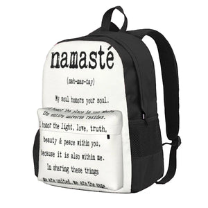 Namaste Anime Backpack for Men Women Children
