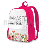Namaste in Bed Hiking Backpack Waterproof