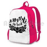 Namaste In Bed Outdoor Hiking Backpack Waterproof Camping Travel