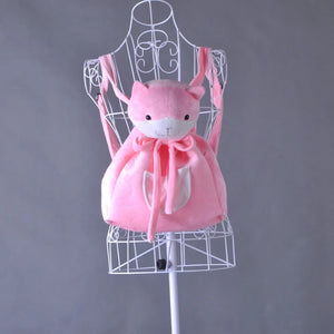 Chiaki Danganronpa Cat Backpack Pink School Girls Bag