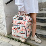 Large Capacity Nappy Backpack Multi-function Waterproof Mom Baby Bag