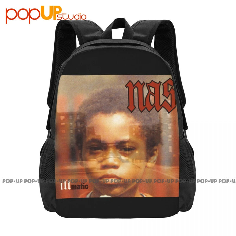 Nas Illmatic Classic Hip Hop New York Backpack Large Capacity