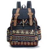 National Backpack Women Back Pack Denim School Bags for Teenage Girls
