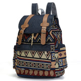 National Backpack Women Back Pack Denim School Bags for Teenage Girls