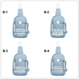 National Backpack Women Chest Shoulder Bagpack Sling Mochila Feminina