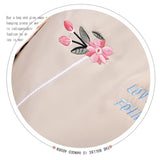 National Style 3D Embroidery Backpack Women's Anti-Splash Oxford Cloth