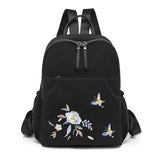 National Style Embroidery Backpack Women Travel Anti-theft Bag