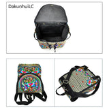 Vintage Embroidery Ethnic Backpack Flower Travel Shoulder Bag