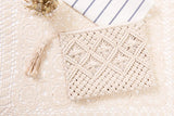 National Style Woven Bags Clutch Hollow Out Straw Handbags Vintage Rattan Beach
