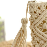National Style Woven Bags Clutch Hollow Out Straw Handbags Vintage Rattan Beach