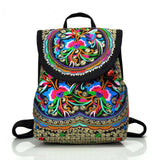 National Wind Embroidered Small Backpack Yunnan Embroidered Bag