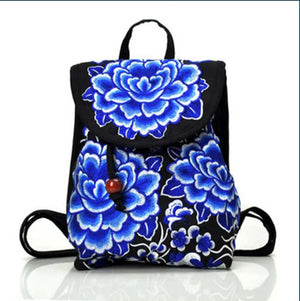 National Wind Embroidered Small Backpack Yunnan Embroidered Bag