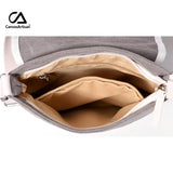 Canvas Retro Messenger Bag Floral Printing Shoulder Bag
