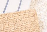 National clutch bag straw bag retro leisure ring beach bag handbag