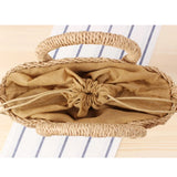 National handcuffs dual-use woven bag travel holiday straw bag