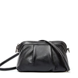 Natural CowSkin Girls Crossbody Bag Small Leather Shoulder Bags