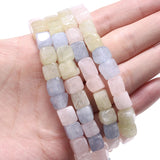 Natural Stone Crystal Beads for Jewelry Making DIY Bracelet Necklace 8x8mm