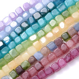 Natural Stone Crystal Beads for Jewelry Making DIY Bracelet Necklace 8x8mm