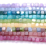 Natural Stone Crystal Beads for Jewelry Making DIY Bracelet Necklace 8x8mm