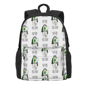 Nature Hell Yeah Backpacks Men's & Women's Eco Friendly Travel Backpack