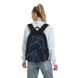Navy & Grey Geo Backpacks Eco Friendly Backpack