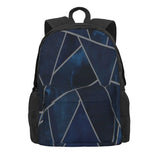 Navy & Grey Geo Backpacks Eco Friendly Backpack