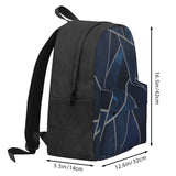 Navy & Grey Geo Backpacks Eco Friendly Backpack