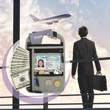 RFID Blocking Neck Pouch Passport Holder for Safe Travel