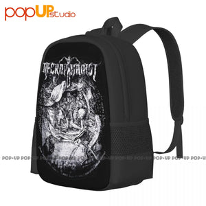 Necrophagist Mors Backpack Large Capacity Creative Gym Tote Bag