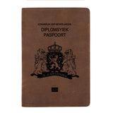 Nederland Dutch Passport Case Leather Cover