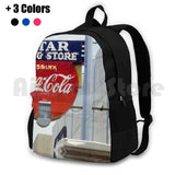 Galveston Texas Neon Sign Vintage Nostalgia Outdoor Hiking Backpack
