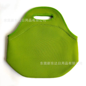 Neoprene Portable Lunch Bag Thermal Insulated Bento Box Tote Cooler Pouch