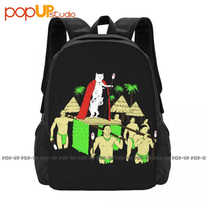 Nerm De Nunez Skateboard Backpack Large Capacity Art Print Sports Bag