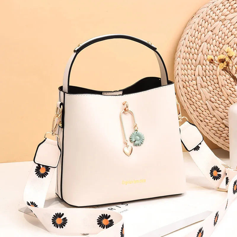 Net Red All-match One-shoulder Bucket Bag Women's Summer Messenger