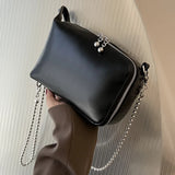 Chain Shoulder Bag Summer Bucket Handbag