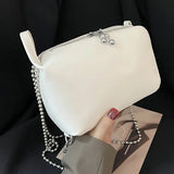 Chain Shoulder Bag Summer Bucket Handbag
