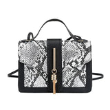 Snake Pattern Pendant Women's Shoulder Bag Hand Bag Single Shoulder Cross Bag