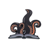 Halloween Enamel Pins Octopus Book Coffin Tea Brooches Bag Lapel Badges