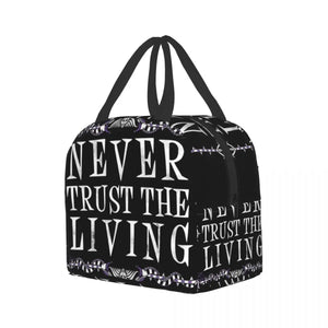 Goth Halloween Witch Quote Insulated Lunch Tote Bag