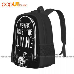 Living Tombstone Skull Coffin Backpack Large Capacity