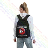 Old Man Clay Pigeon Shooting Backpack Gym Tote Bag