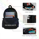 Old Man Clay Pigeon Shooting Backpack Gym Tote Bag