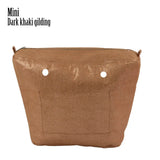 Gilding Waterproof Inner Insert For Classic Mini O Bag - Women Handbag Accessory