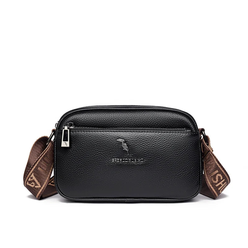 Small Shoulder Bags For Women Solid Wide Strap Crossbody Bag