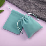 10Pcs 7x9cm Velvet Drawstring Pouch Jewelry Bag Gift Earrings Rings Christmas